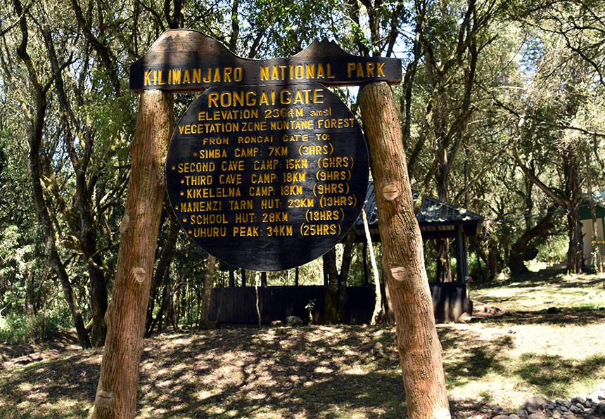 Rongai route 6 days